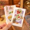 Yuxian Waterproof Plant Die-Cut Stickers for DIY Journals, Pet Decoration, and Card Collage