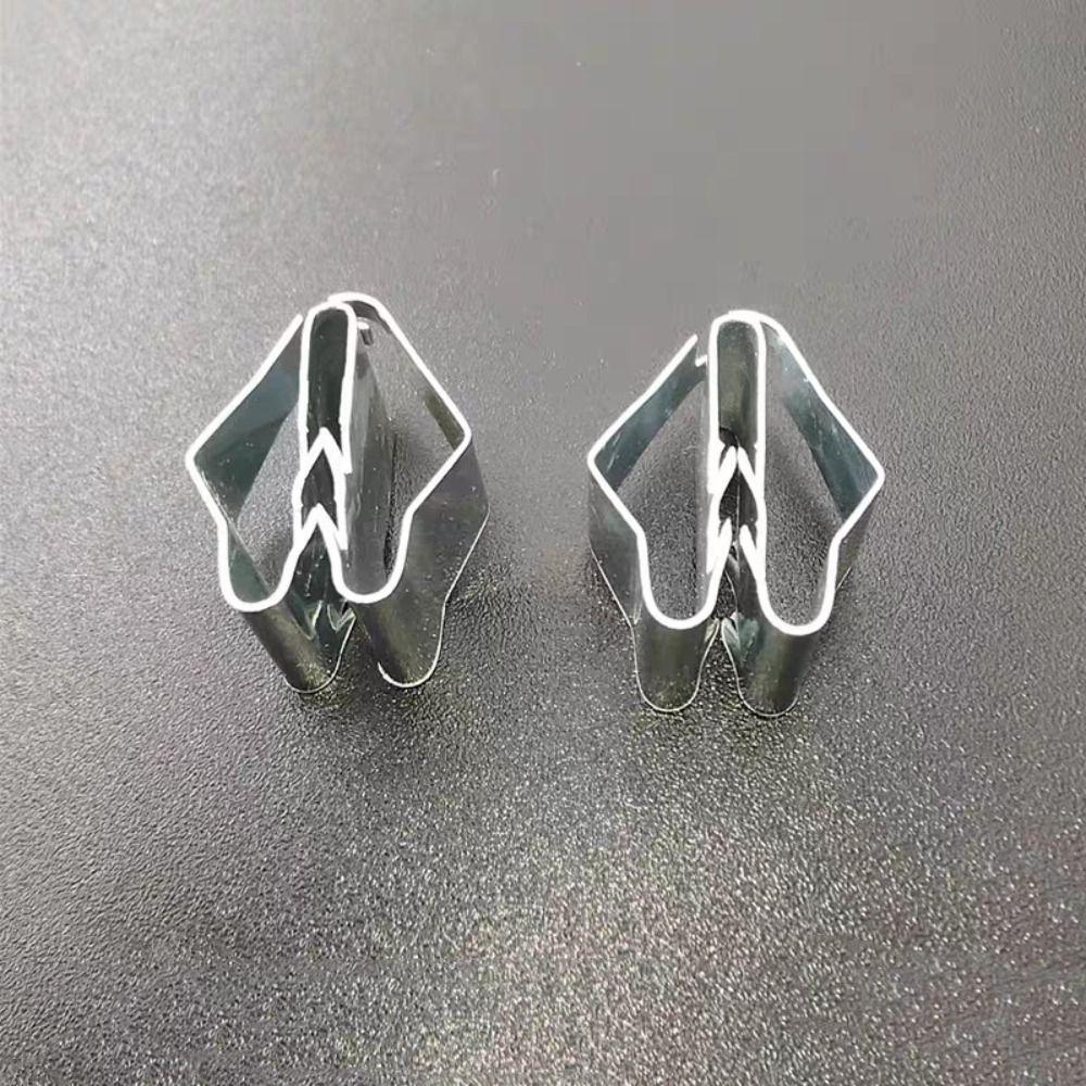 10PCS U Type Car Interior Door Trim Panel Clip Metal U Type Metal Clips Fastener   Automotive