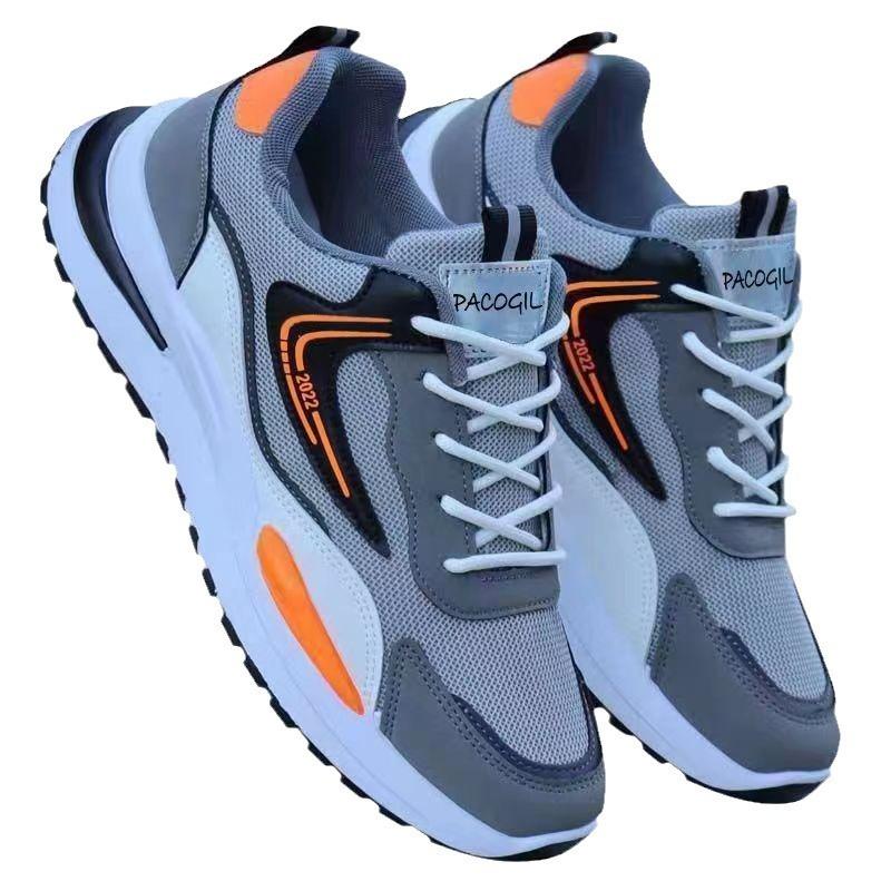 Spring and autumn new breathable mesh sports shoes fashionable versatile lightweight casual shoes soft sole non-slip deodorant running shoes
