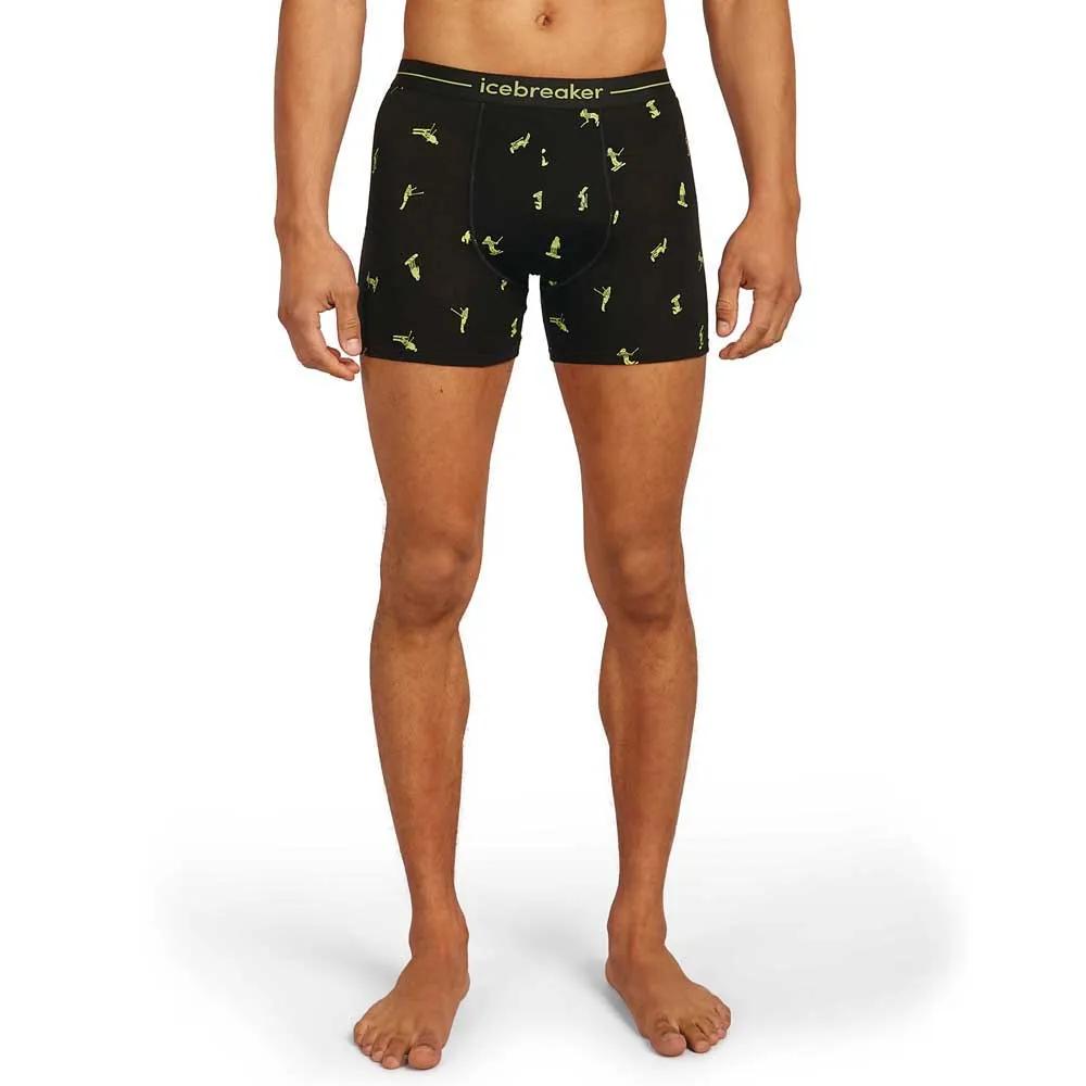 Icebreaker трусы-боксёры Merino 150 Anatomica Snow Day