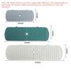 1Pcs Silicone Faucet Mat Water Ripples Kitchen Bathroom Drainage Pad Wash Basin Large Sink Splash Pad Countertop Protector