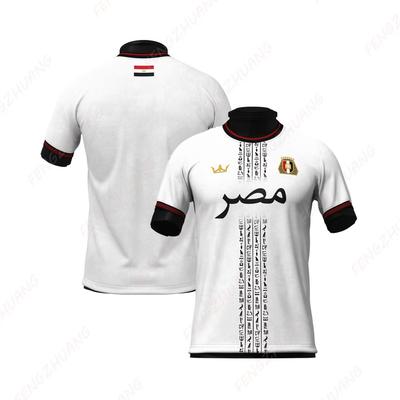 Ägypten Fußballtrikot Unisex Freizeit-T-Shirt Modisches Bequemes T-Shirt 3D-Druck Hohe Qualität Schnelltrocknend Herren Damen T-Shirt