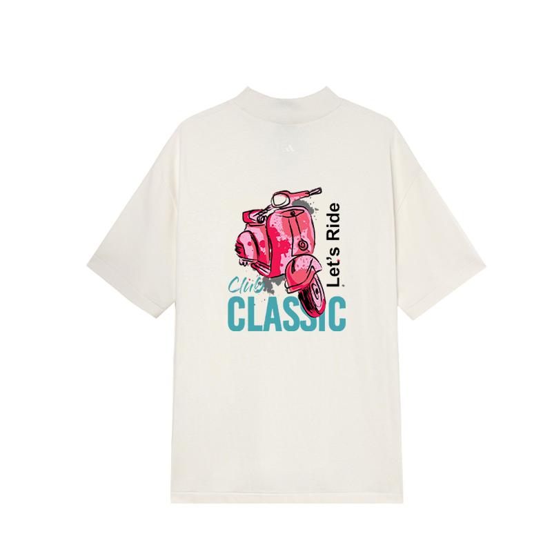 Adidas Basketball The 2025 Collection Chapter 01 Casual Comfortable Pullover Short Sleeve T-Shirt Unisex Tops White JE3762(TEAM702-3.3.10)