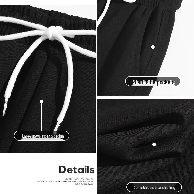 JEANSWEST Women's High-Waisted Drawstring Casual Pants