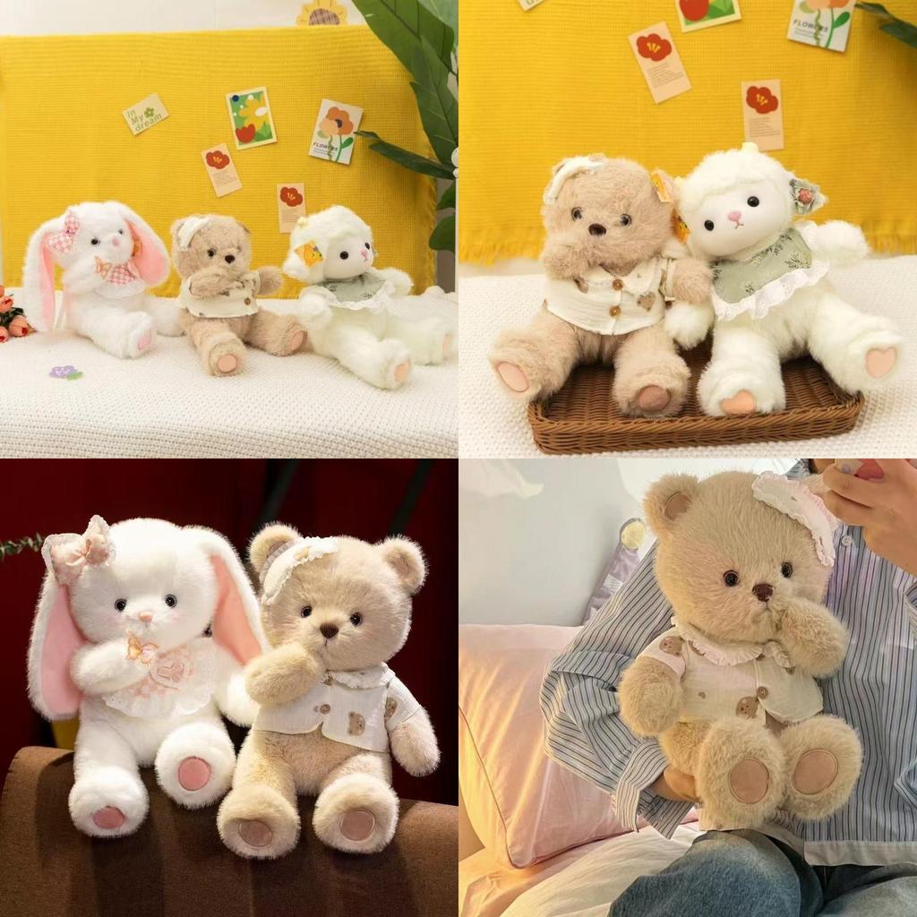 Plush Baby Sheep Toy With Pp Cotton Filling For Kids Bedtime Comfort Gift