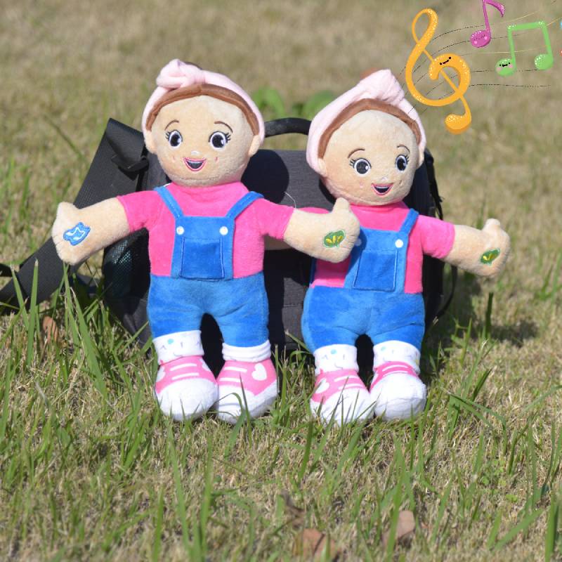Sing And Speak Doll Musical Sensory Plush Toy Kids Interactive Gift
