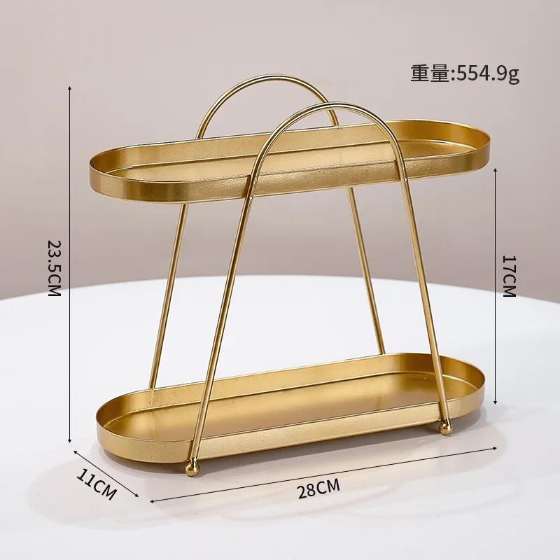 Jewelry Rack High-grade Light Luxury Cosmetics Jewelry Storage Rack Dresser Desktop Decoration Household