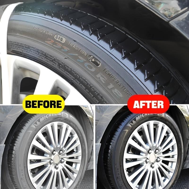 Car Tire Wax, Suitable for All Colors of Cars,brightener,long-lasting Coverage,prevents Cracking and Aging,plastic Parts Refurbishment, Scratch Repair
