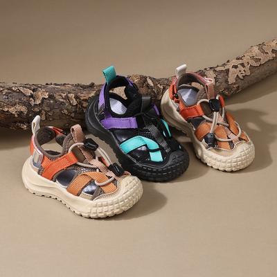 New Summer Children Sandals For Boys Mesh Breathable Kids Sport Shoes Soft Sole Fashion Toddler Boys Beach Sandals EU21-30