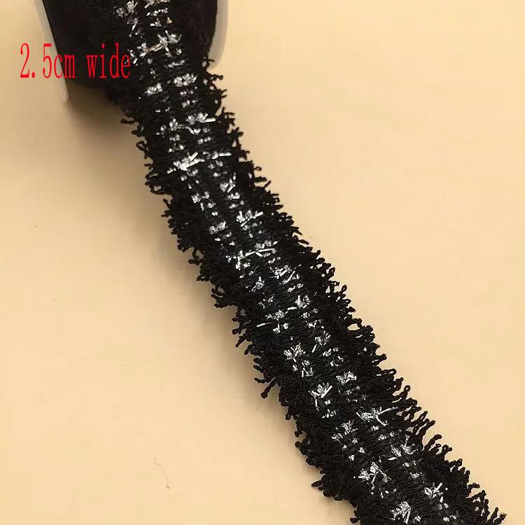 

5 ярдов, разнообразные изысканные кружевные бежевые цвета с бахромой, одежда, пальто, манжеты по бокам, юбка, брюки, кружевные аксессуары 5 Yards