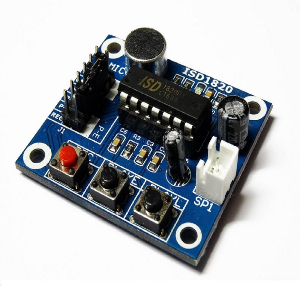 ISD1820 Sound Voice Recording Playback Module Board Looping/Inching/Single Pass
