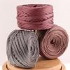 200g/Roll Nappa Matte Faux Leather Yarn Woven Yarn Solid Color Crocheting Thread Yarn Faux Leather Material Crafts Yarn