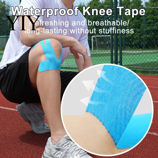 Duurzaam Kinesiologie Tape 3/6/12 Stuks Voorgesneden Knie Tape, Waterdicht Ademend Latexvrij Ondersteuning Sterke Lijm & Stabiliteit Pijnverlichting Atletisch