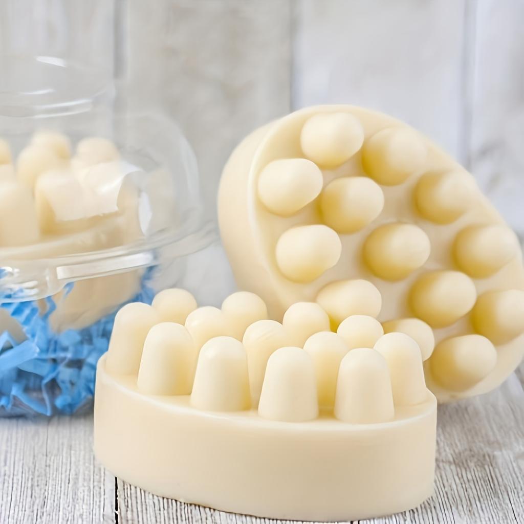 1/3 Stück - 3D Handgefertigte Silikon Seifenform Massage Therapie Riegel Herstellungsform Werkzeuge