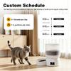 Automatic Pet Feeder Button Control Timed Portion Food Dispenser Pet Bowls Feeders Pet Accessories for Cats Small Dogs Animals