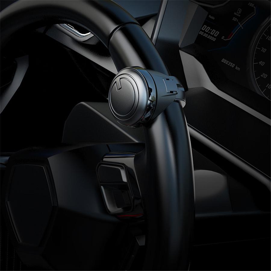 Black Car SUV Steering Wheel Booster Ball Aid Power Handle Assister Spinner Knob