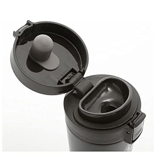 Asvel Stainless Steel Vacuum Insulated Portable Tumbler, 290ml, Black