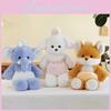 Adorable Plush Fox Elephant Doll Cozy Stuffed Toy Creative Soft Animal Gift 45cm 60cm