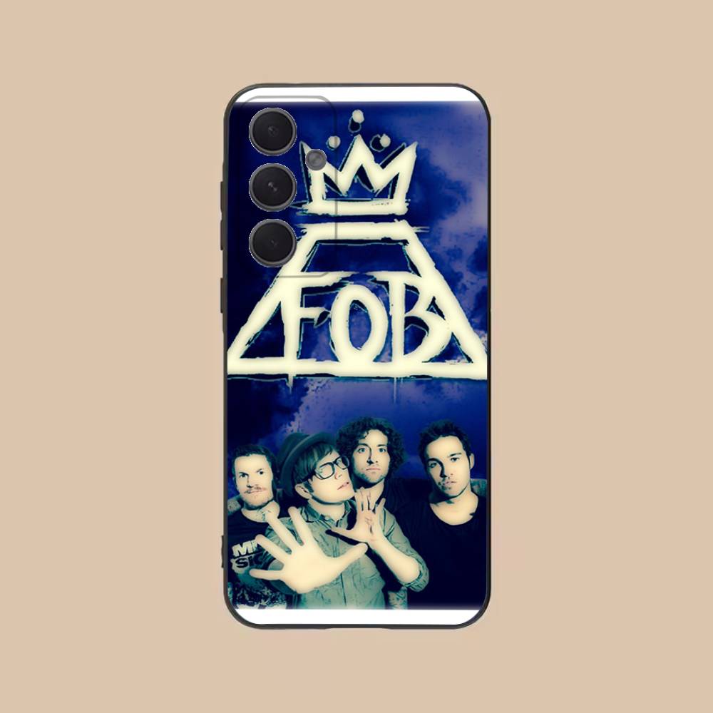 F-Fall O-Out Boy Phone Case For Samsung S25,24,21,22,23,20,S30,Ultra,Plus,Fe,Lite,Note,5G Black Soft SamsungS24fe