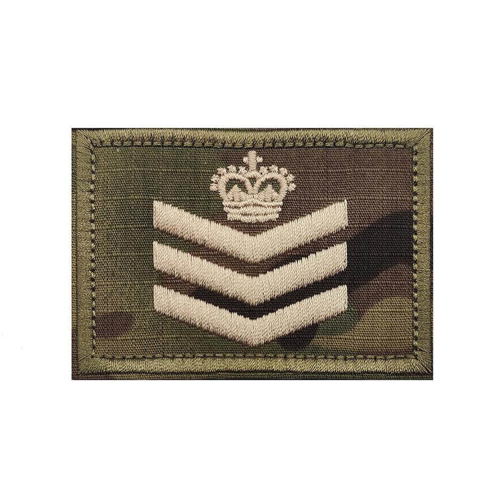 Military Embroidered Cloth Haike Rank Patch Tactical Velcro Armband
