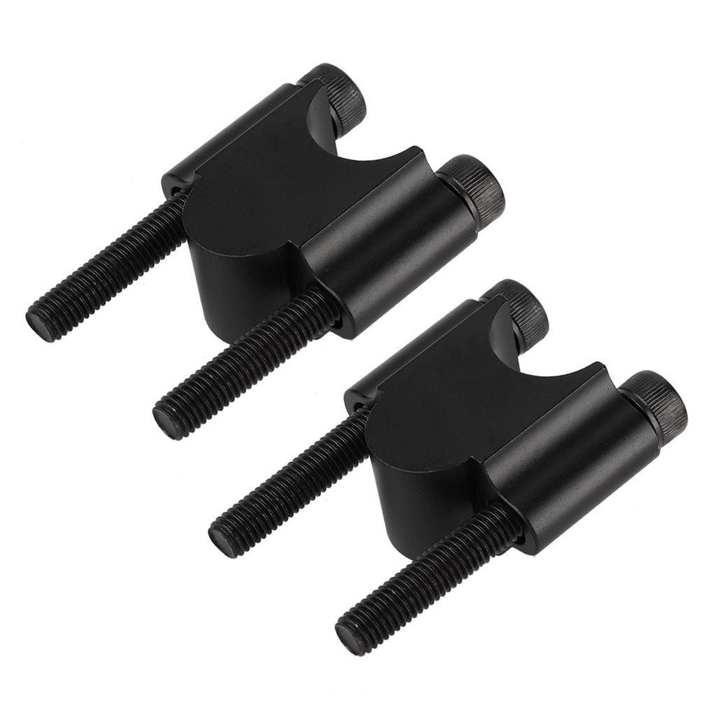 Aluminum Alloy Handbar Riser 7Celsius8 22mm Motorcycle Handbar Rising Clamp(Black)