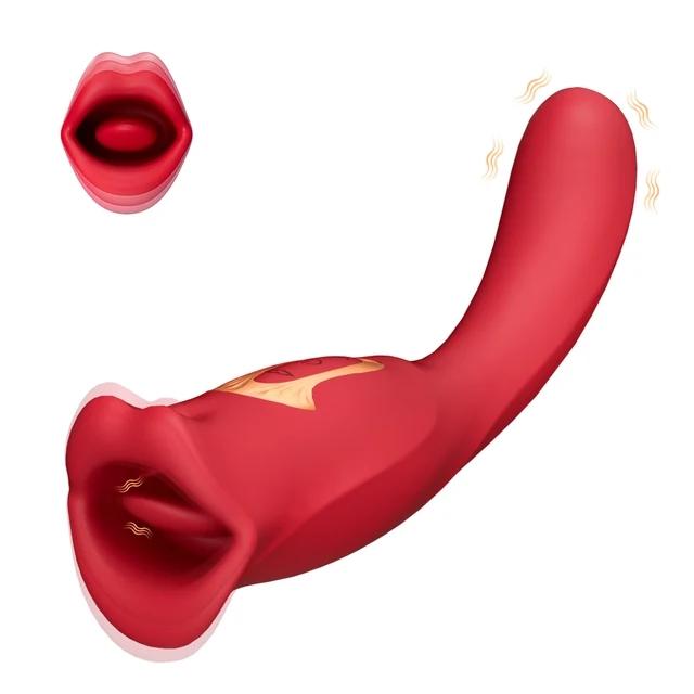 Saugvibrator für Frauen Masturbator für Frauen Klitorisstimulator Nippelstimulator Vaginalvibrator Zungensimulator Erwachsenenspielzeug