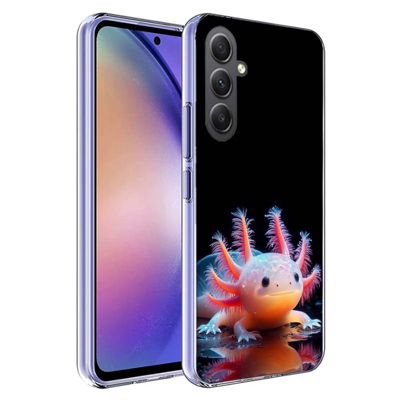 Smiling Salamander Phone Case for Samsung A17 A37 A57 A07 A16 A26 A36 A56 A06 A02S A12 A22 A32 A52S A04S A14 A24 A34 A54 A03 A13