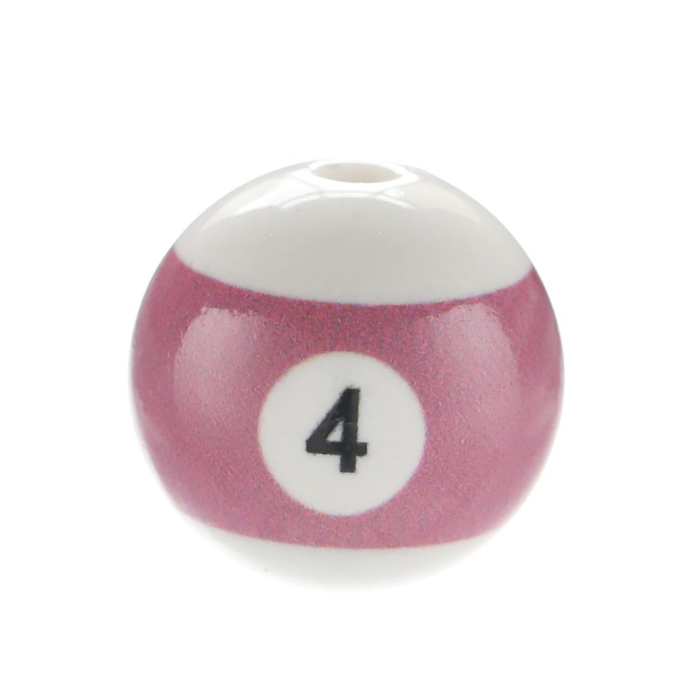 10pcs/Lot 16mm Colorful Acrylic Big Hole Billiards Ball Beads for Jewelry Making DIY Bracelet Necklace Accessories