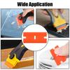 100pcs Double Edged Plastic Razor Blade Car Wrap Sticker Squeegee Window Glass Clean Scraper Car Accessories Label Clean Razor Glue Remover