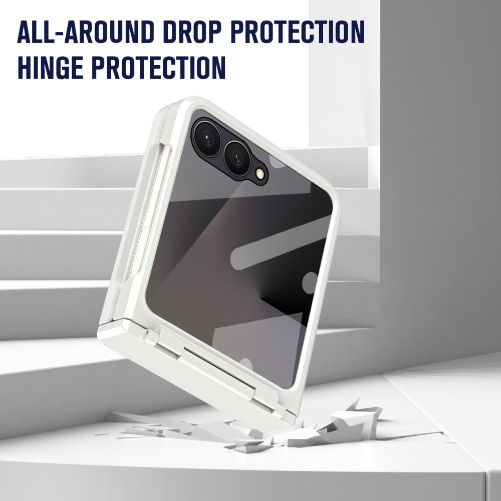 For Samsung Galaxy Flip 8 7 6 5 Case With Screen Protector Film Matte Hard PC Hinge Protection Cover For Samsung Galaxy Z Flip8