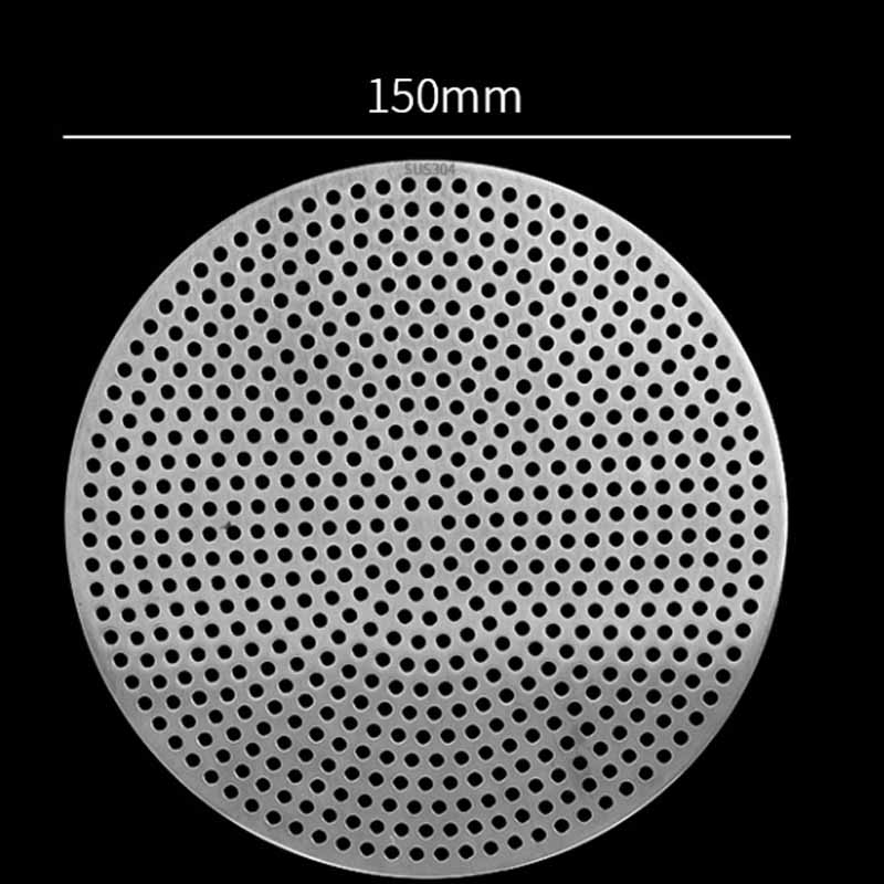 Runde Bodenablaufabdeckung 304 Edelstahl Haarfilter Fänger Stöpsel Netz für Badezimmer Küche WC Geruchshemmende Bodenablaufabdeckung