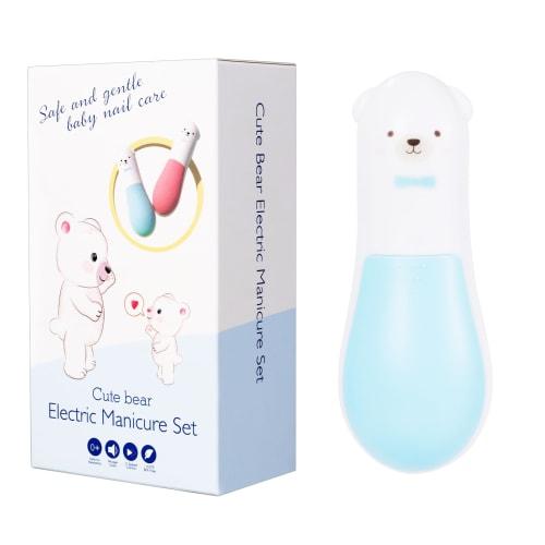 

PURAIMA Baby Electric Nail File, 6-in-1 Baby Nail File with 4 Modes, Quiet Baby Nail File, Cute Electric Baby Nail File, Convenient and Easy to Use