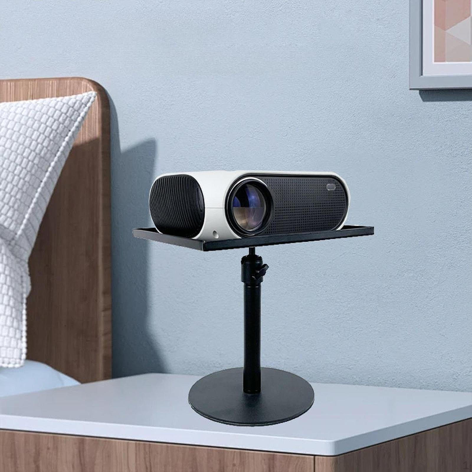 

Подставка для проектора с лотком, практичная портативная опорная база для прикроватного столика, сцены