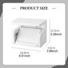 Toilet Paper Holder Tissue Roll Modern Organizer with Phone Shelf for Kitchen Dorm