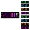 Digital Clock LED Electronic Alarm Clock, Date, Time, Week, Temperature, And Humidity Display, Modern Desk And Wall Clock