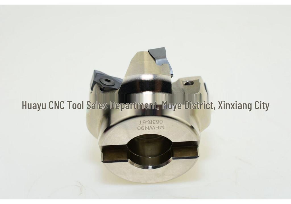 Sureeda 90° Right Angle CNC Milling Cutter Head - MFWN Hexagonal, Heavy-Duty, Fast-Feed for Roughing.