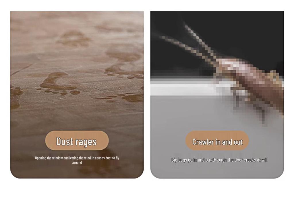 Soundproof Under-Door Seal Strip – Windproof, Noise-Blocking Door Bottom Baffle