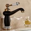Vintage Copper Basin Faucet Modern Single Hole Bathroom Sink Faucet Tall and Short Two Styles Bathroom Basin Faucet
