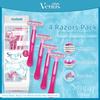Gillette Damenrasierer Simply Venus Basic Einwegrasierer 4er-Pack