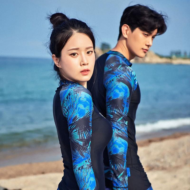 Unisex UV Protection Rash Guard Set Long Sleeve Top Pants Snorkeling Surfing Swimming Diving