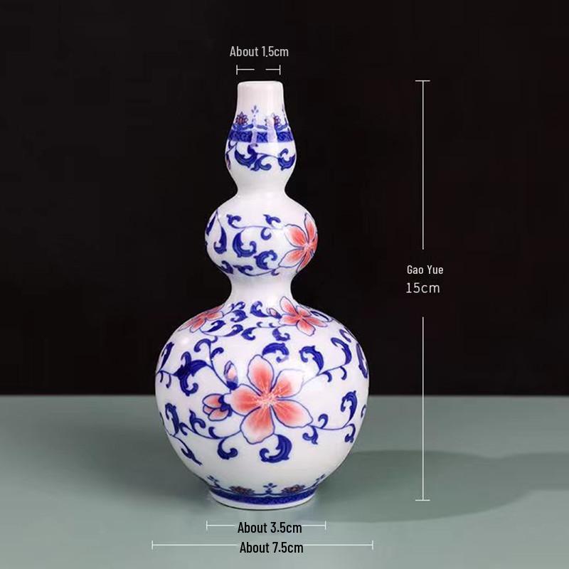 Antique Blue and White Chinese Porcelain Vase - European & American Handicraft for Flower Arrangements