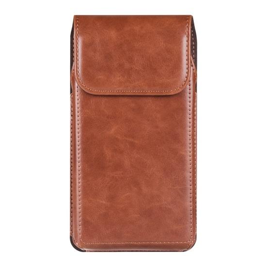

Универсальный чехол-кобура для телефона на ремень с клипсой и петлей, магнитная застежка, уличный походный поясной чехол для мобильного телефона, крепится L светло-коричневого