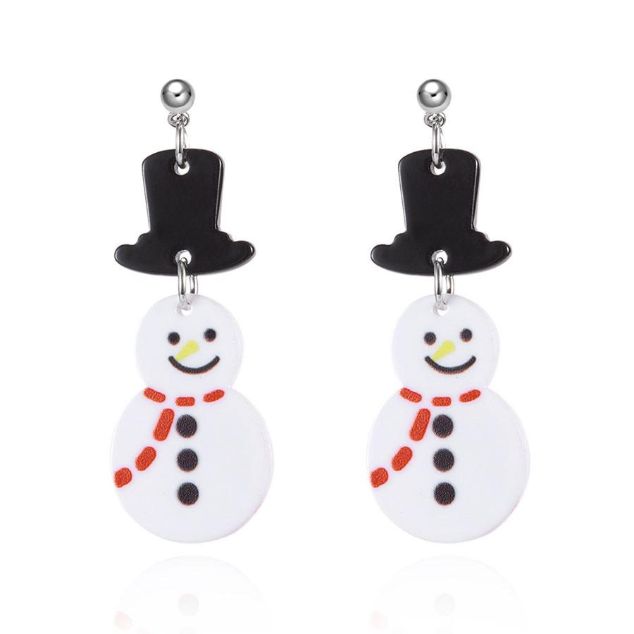 Noter New 5 Styles Women Christmas Pendant Earrings Green Red Pink Tree Charm Best Friend Jewelry Perfect Gift For Girlfriend