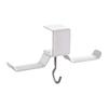 1Pc No Drill Desk Side Hanger Dual Hook Table Edge Storage Hook Desk Side Bag Hook  Study Room