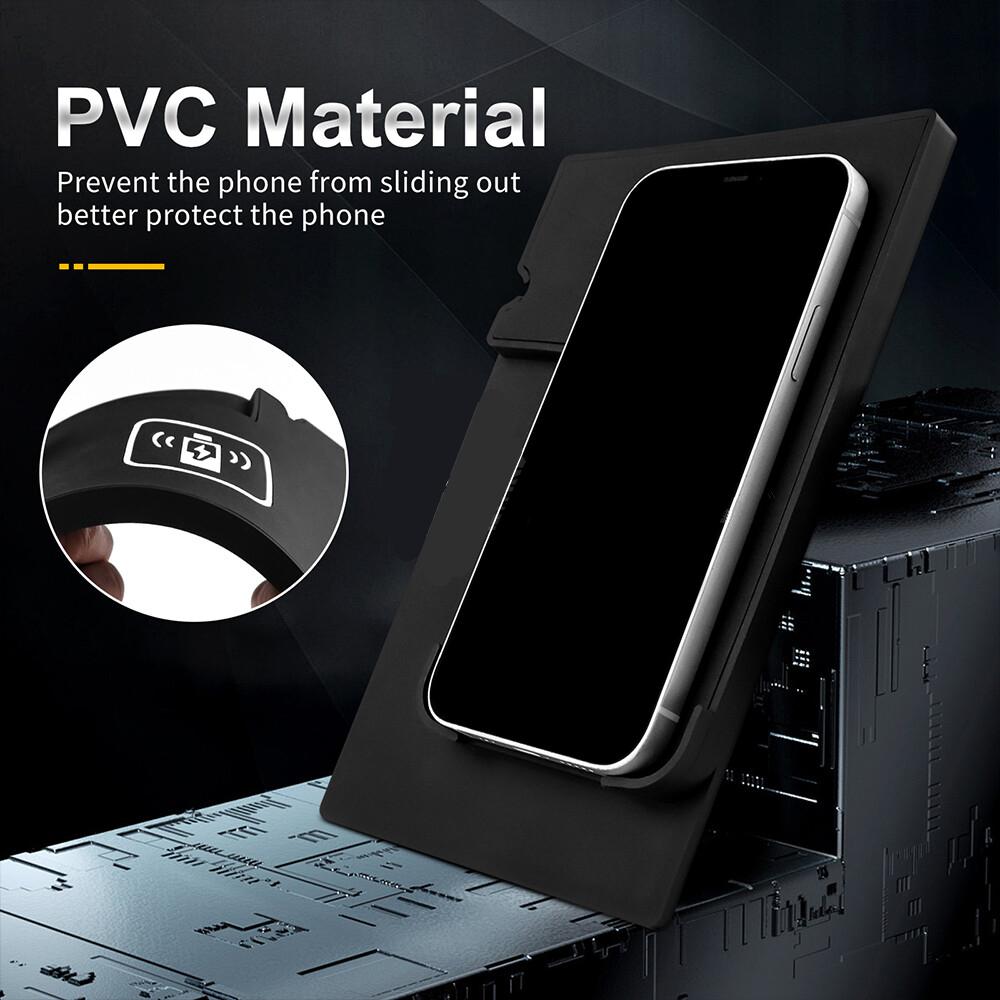 Car Wireless Phone Charger Pad Fast Charging Mat PVC For Toyota Avalon 2019-2022