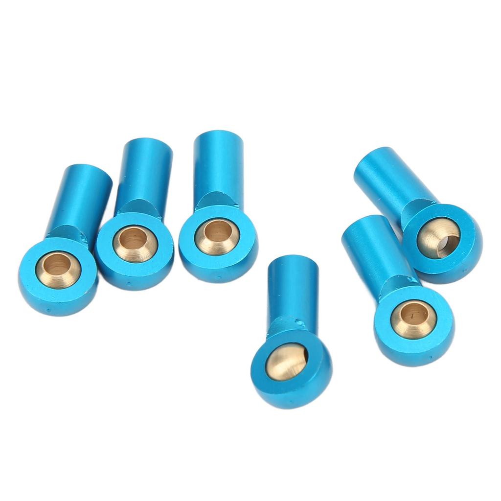 6Pcs Aluminum Alloy M3 Link Rod Tie Rod End   Head Joint Holder for 1Celsius10 RC Car