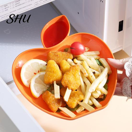 Modern Serving Plate Fruit Shape Dish Sauce Vinegar Holder Food Grade Multi-functional Dumpling Cold Dishwasher Safe Tray Dishes Snack Dessert