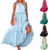 Women's Summer Long Dress Big Swing Beach Dress