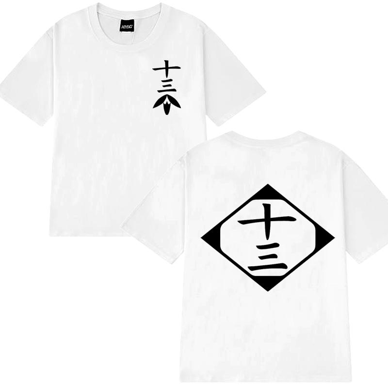 

2025 Hot Sale Anime Cotton harajuku T Shirt Men Women Bleach Cosplay short sleeve T-shirts Unisex Zaraki Kenpachi Cotton Tops 4XL