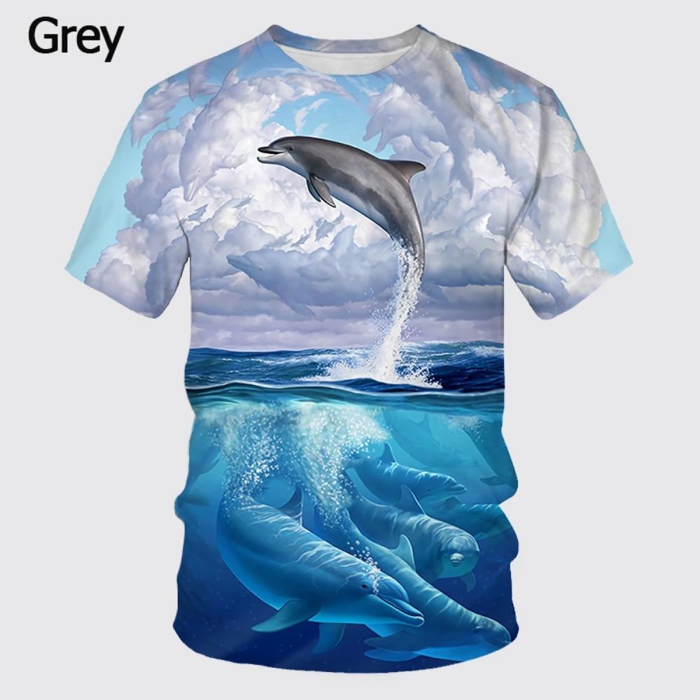 

Новая мужская мода животные 3D принт футболка летние смешные короткие рукава хип-хоп топы 6XL